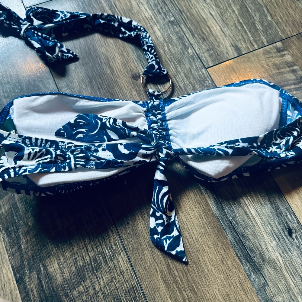 Lauren Ralph Lauren Navy and White Bikini - Picture 6 of 7
